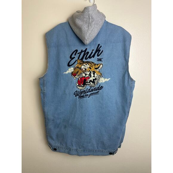 Original Ethik Embroided Denim Vest - Picture 2 of 8